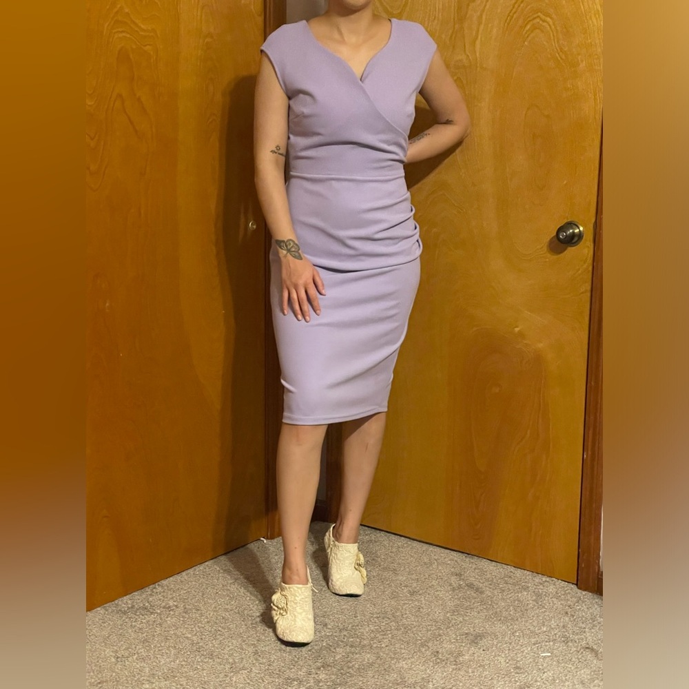 Miusol Lavender Midi Dress